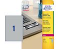 Label, Polyester, 297 x 210mm, 20x 1pcs, Silver